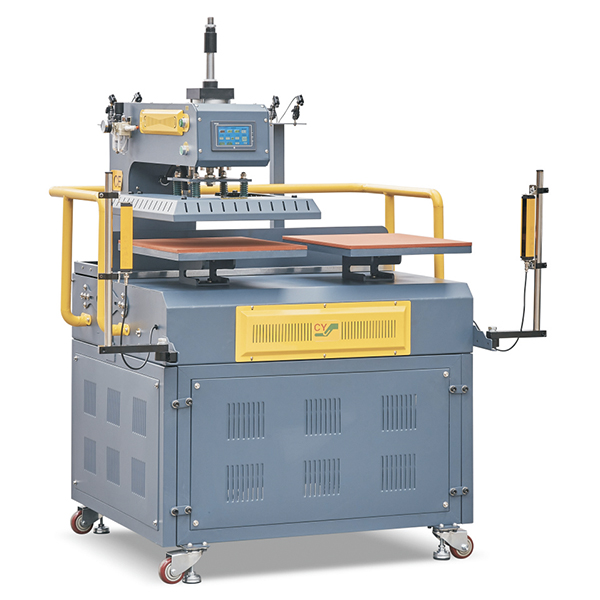 Upward sliding fully automatic dual station  hot stamping  machine